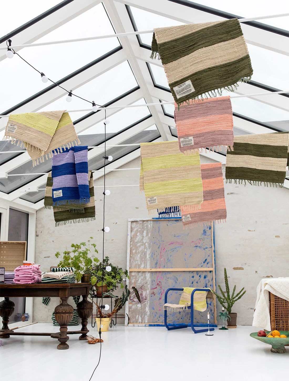 Bongusta Chindi Rug Army & Beige