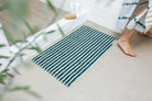 Bongusta Naram Bath Mat - Sea Foam & Deep Teal