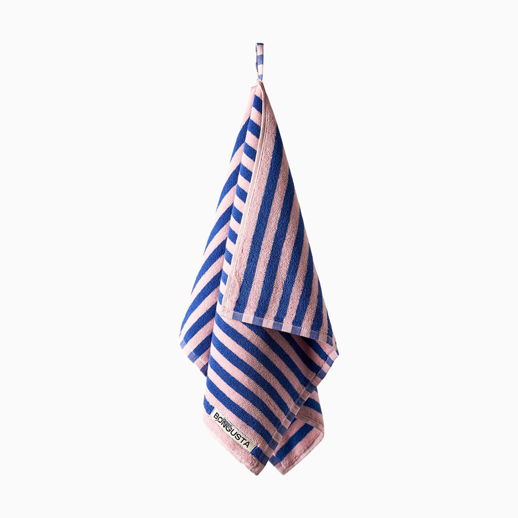 Bongusta Naram Hand Towel - Dazzling Blue & Rose