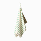 Bongusta Naram Hand Towel - Pure White & Grass