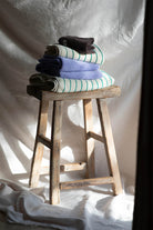 Bongusta Naram Hand Towel - Pure White & Grass