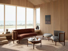 Carl Hansen & Søn RF1904 Sideways Lounge Chair - Walnut Rewool Fabric
