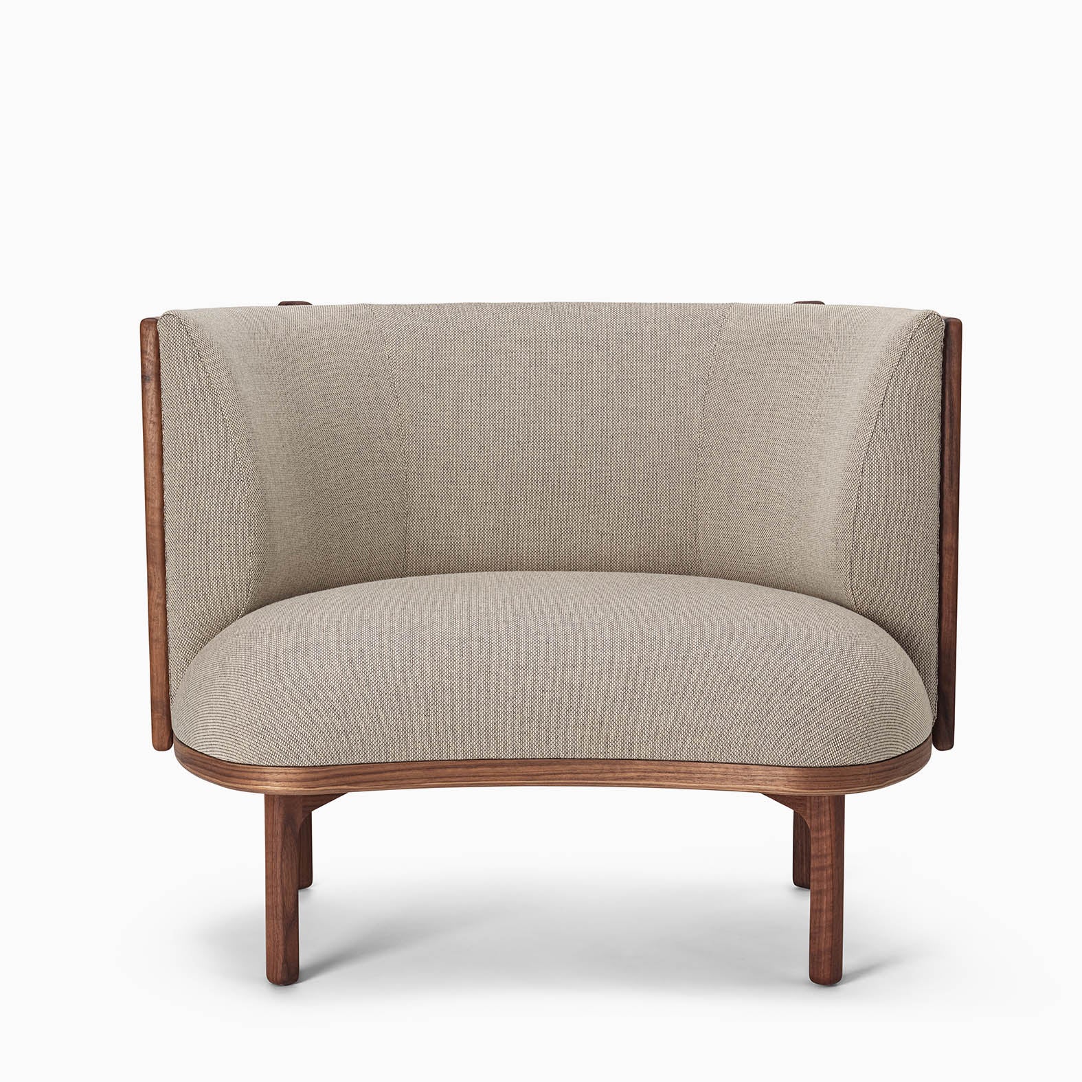 Carl Hansen & Søn RF1904 Sideways Lounge Chair - Walnut