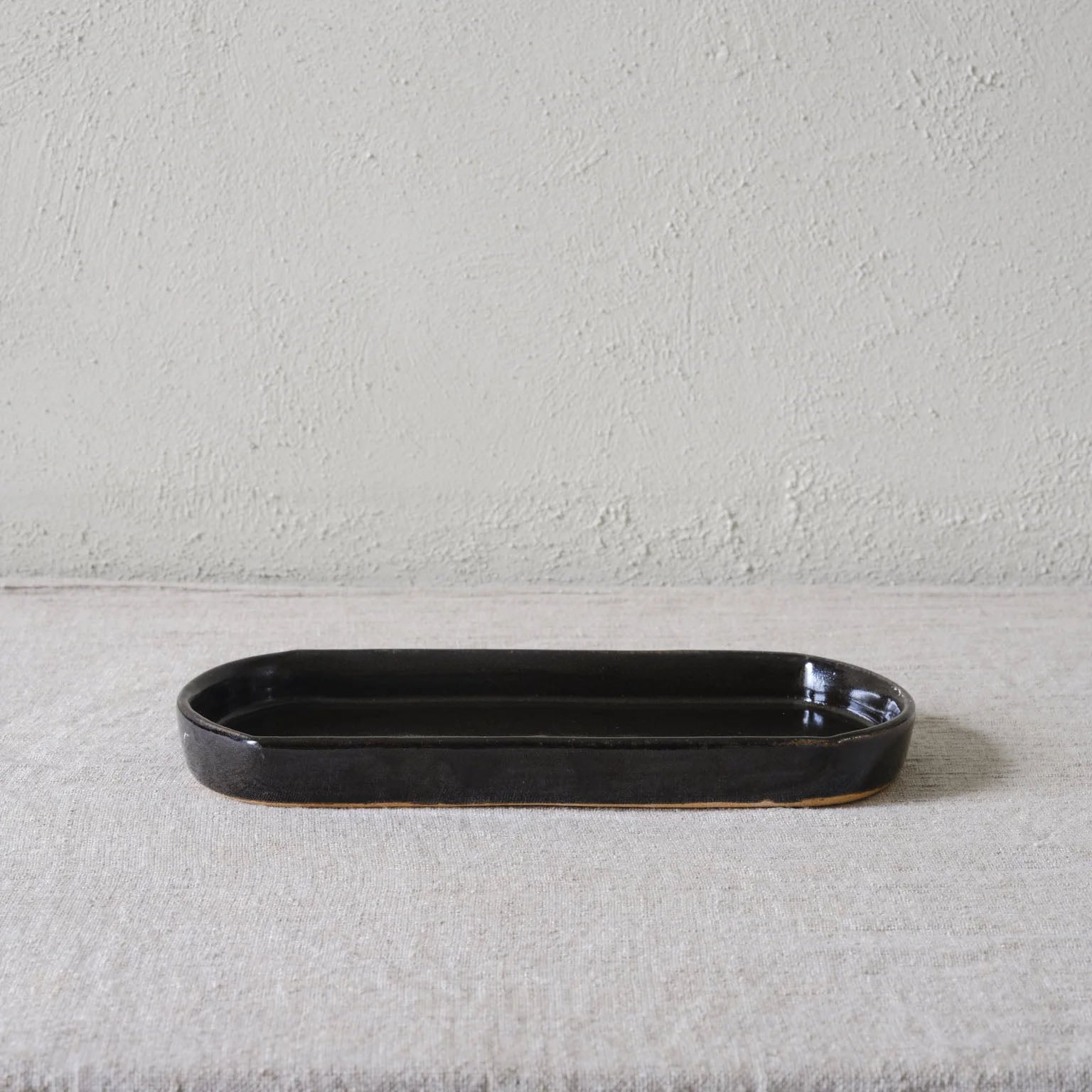 Cisco & the Sun Dulang Ceramic Tray Small - Bark Gloss