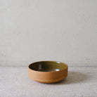 Cisco & the Sun Flores Ceramic Soup & Salad Bowl Large - Natural Earth & Moss Green