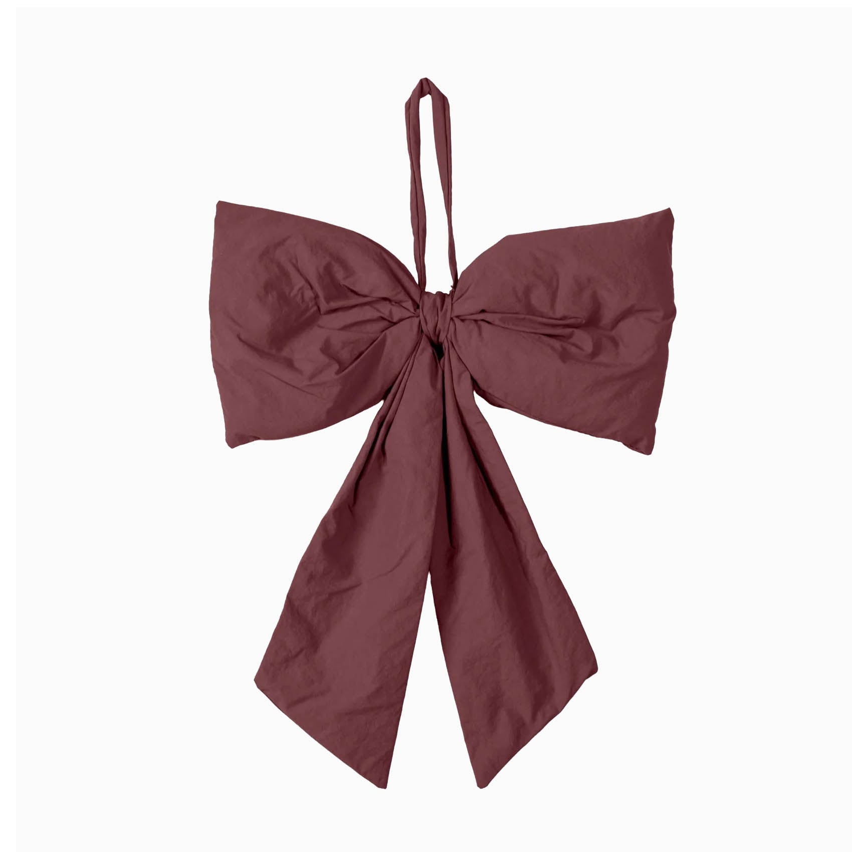 DESIGNSTUFF LUVA Hanging Bow Burgundy