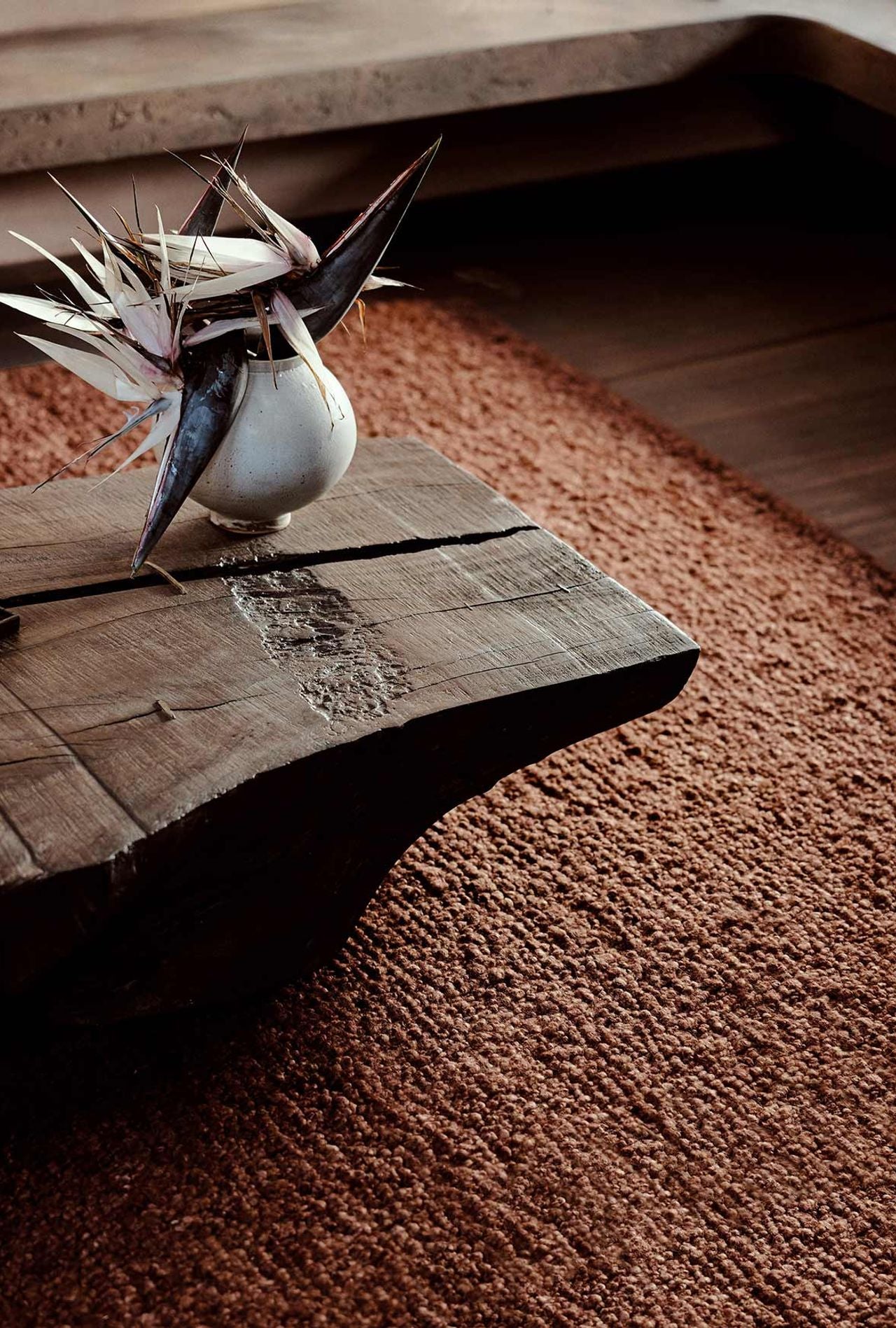 Armadillo Mason Hand-Woven New Zealand Wool Rug