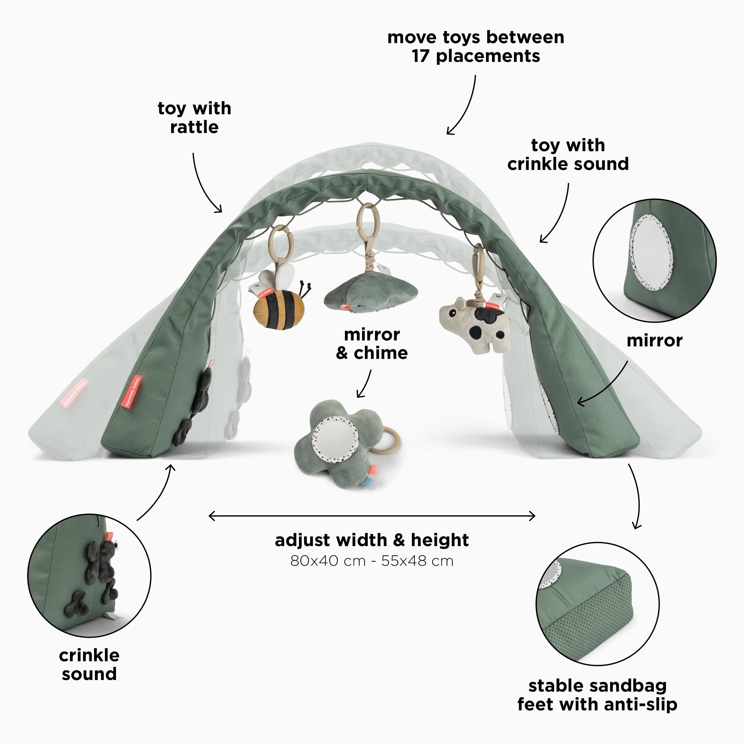 Done by Deer Activity Gym - Green