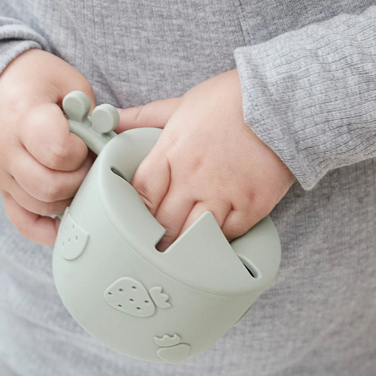 Done by Deer Peekaboo Spout/Snack Cup Set - Green