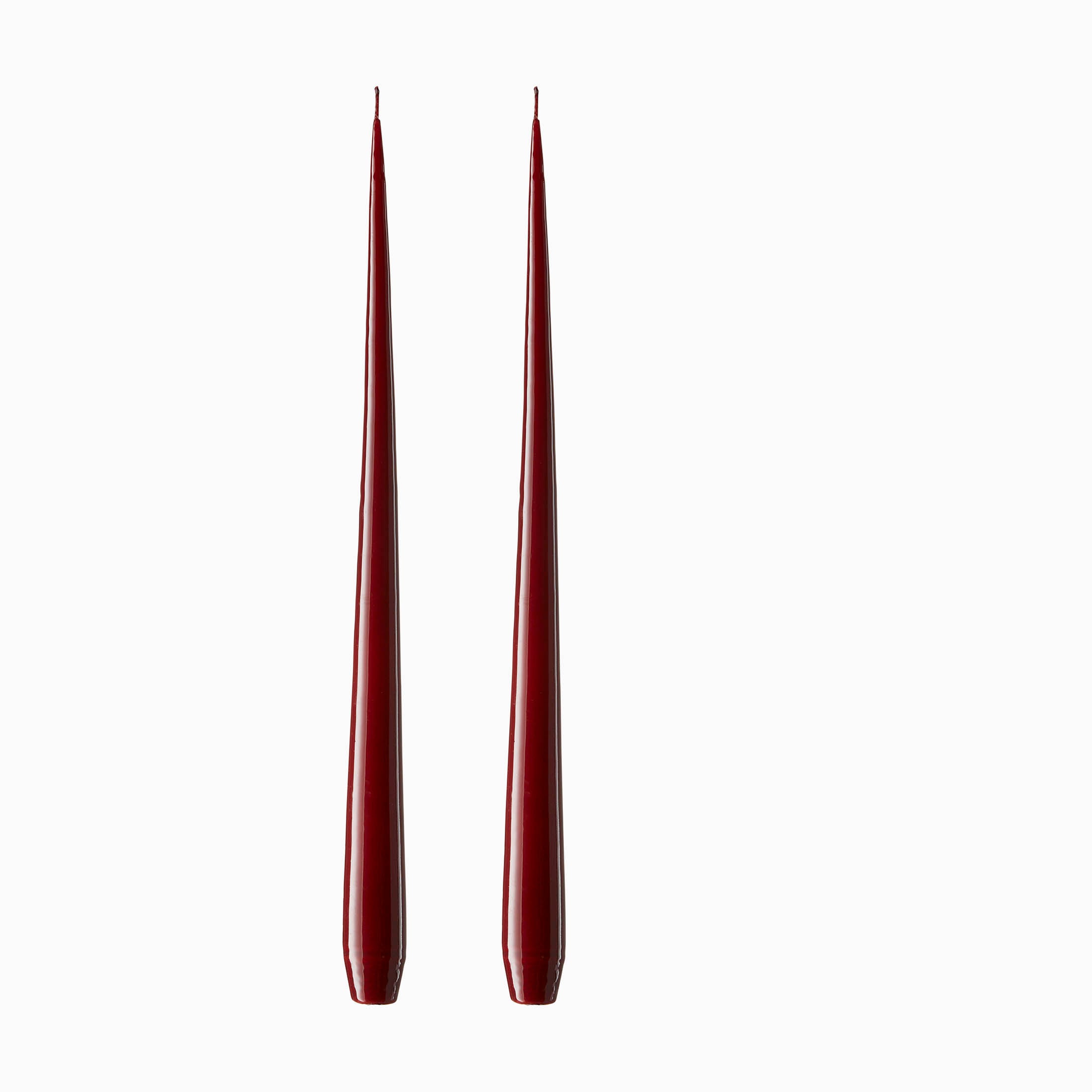 Ester Erik Taper Candle 32cm Deep Wine