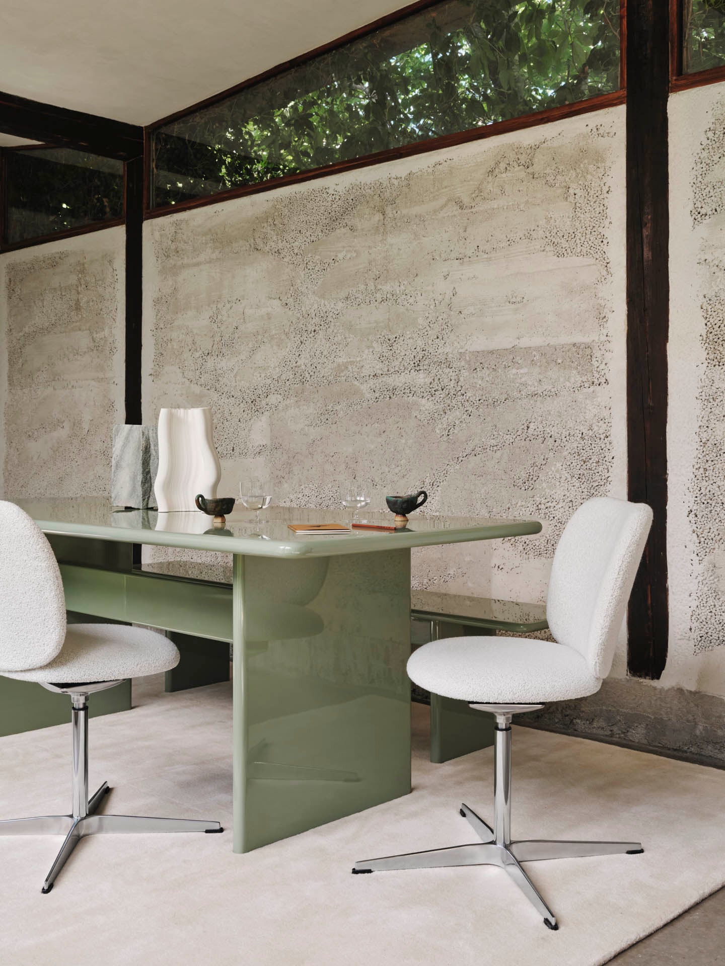 Ferm Living Rink Dining Table Tea Green