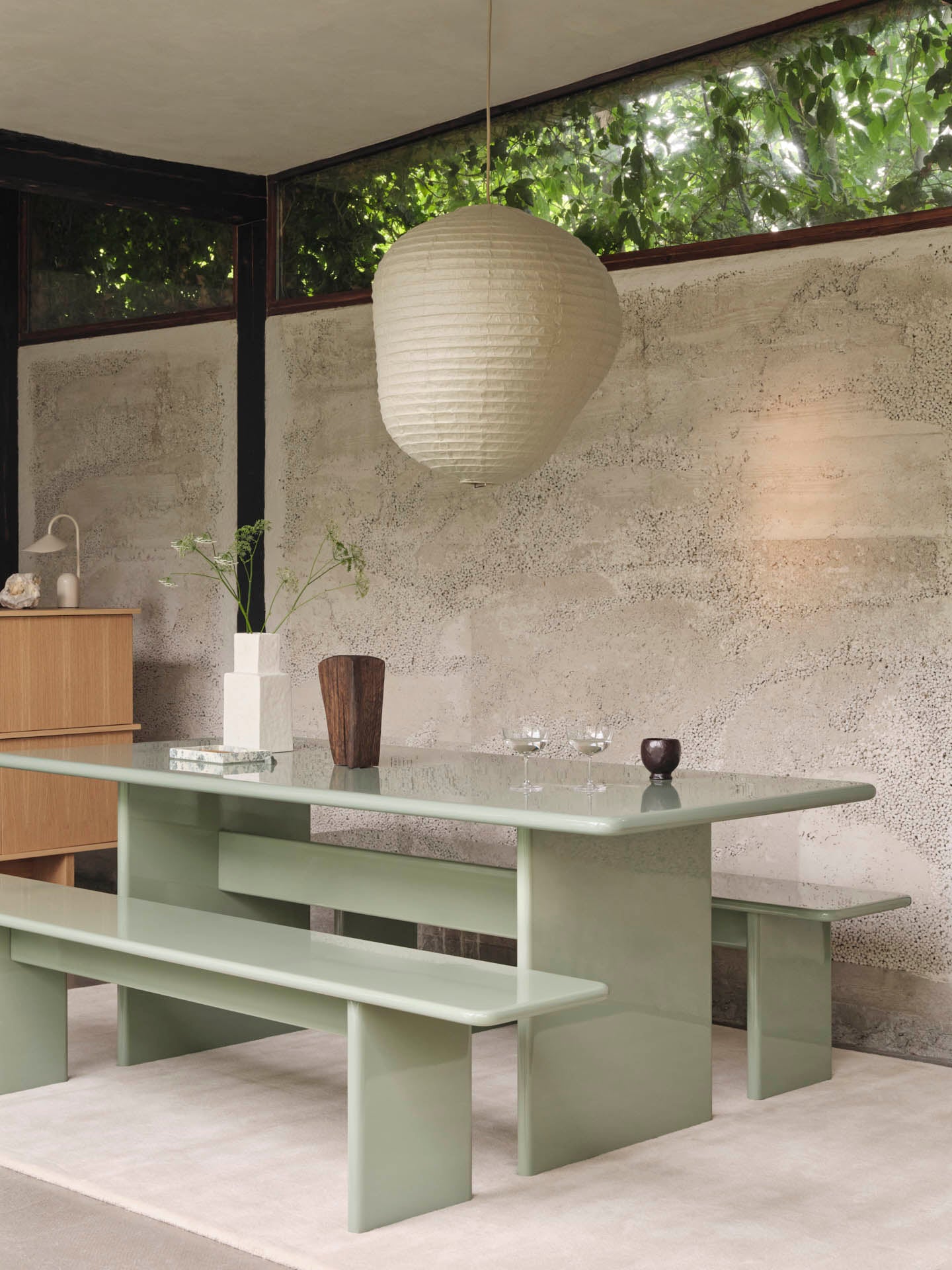 Ferm Living Rink Dining Table Tea Green