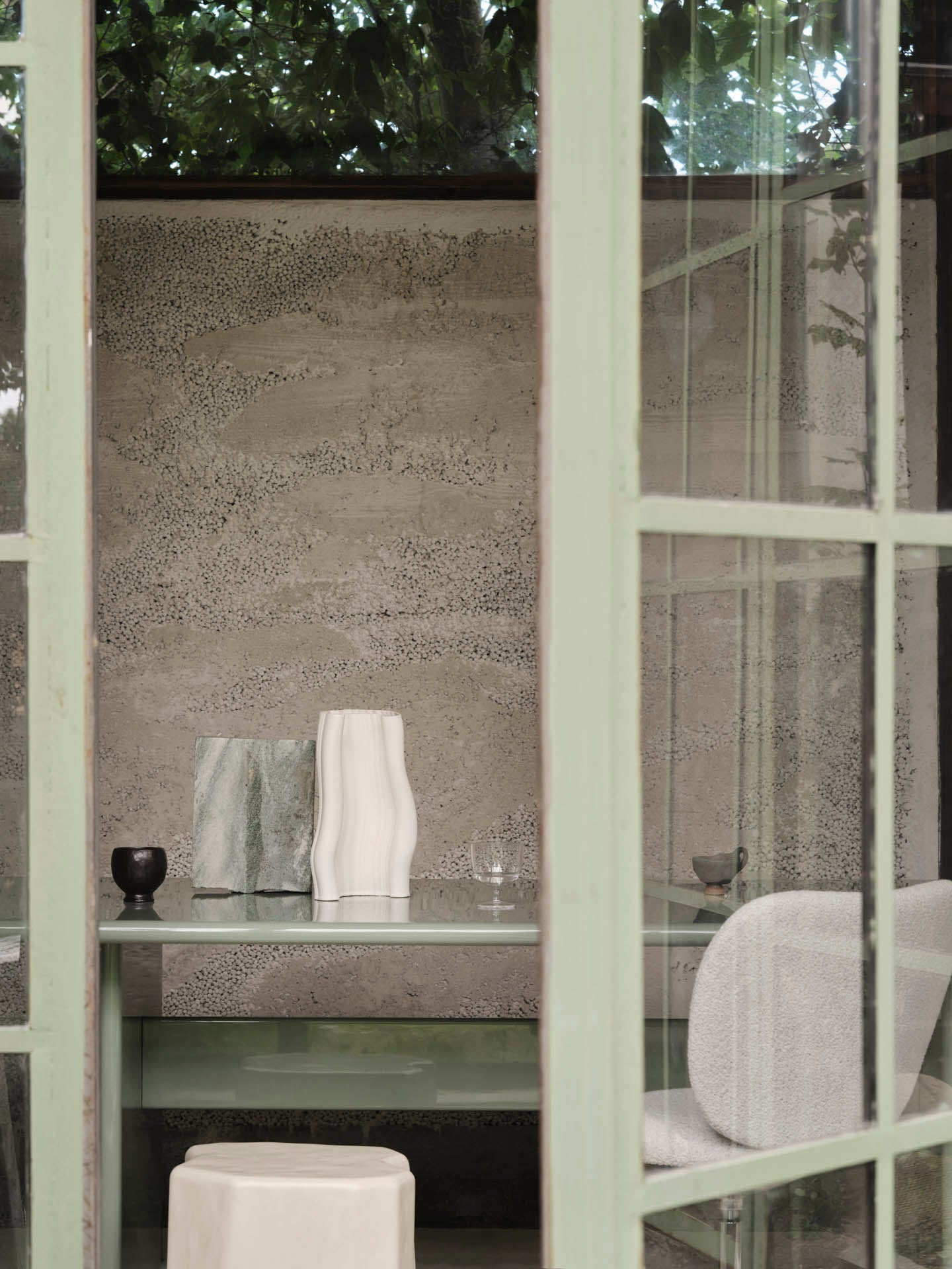 Ferm Living Rink Dining Table Tea Green