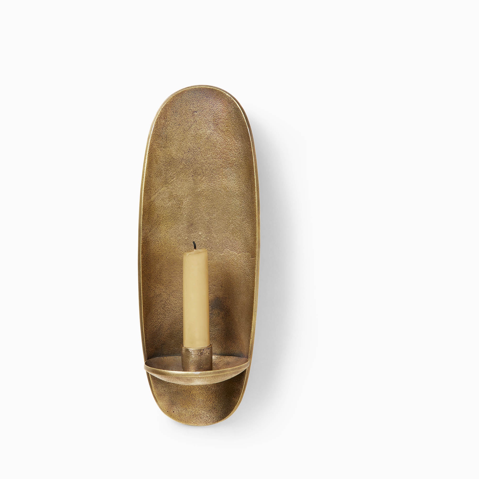 Ferm Living Wall Agape Candle Holder - Brass