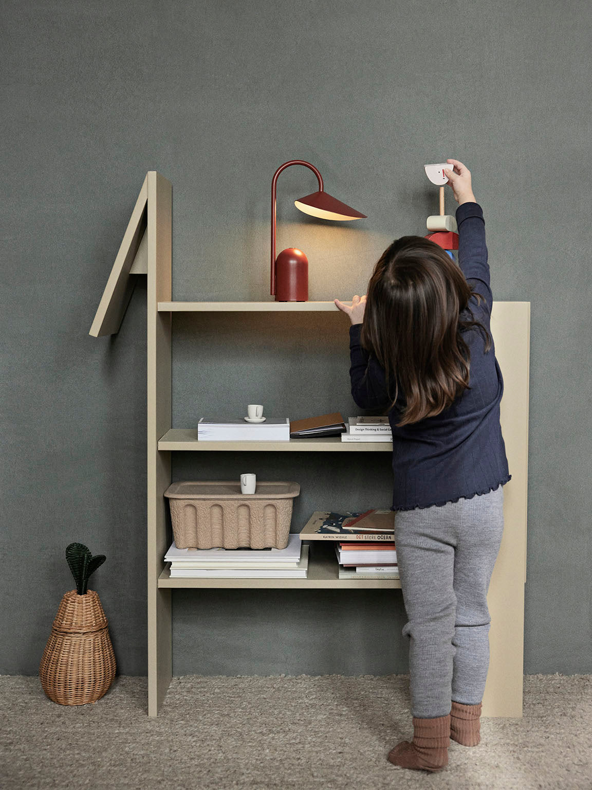 Ferm Living Arum Portable Lamp oxide Red