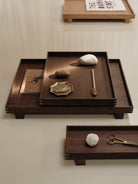 Ferm Living Bon Wooden Tray Smoked Oak