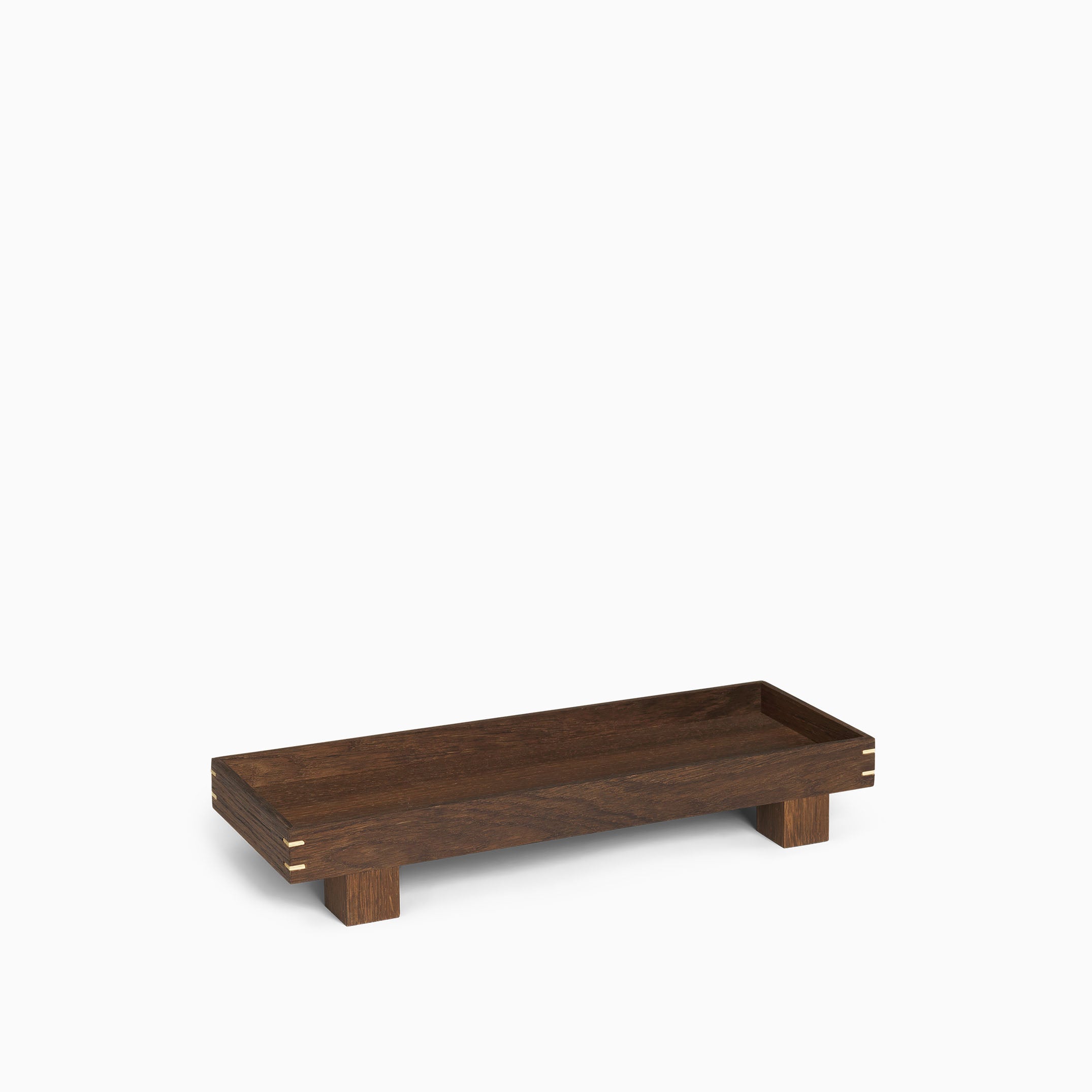 Ferm Living Bon Wooden Tray Extra Small - Smoked Oak