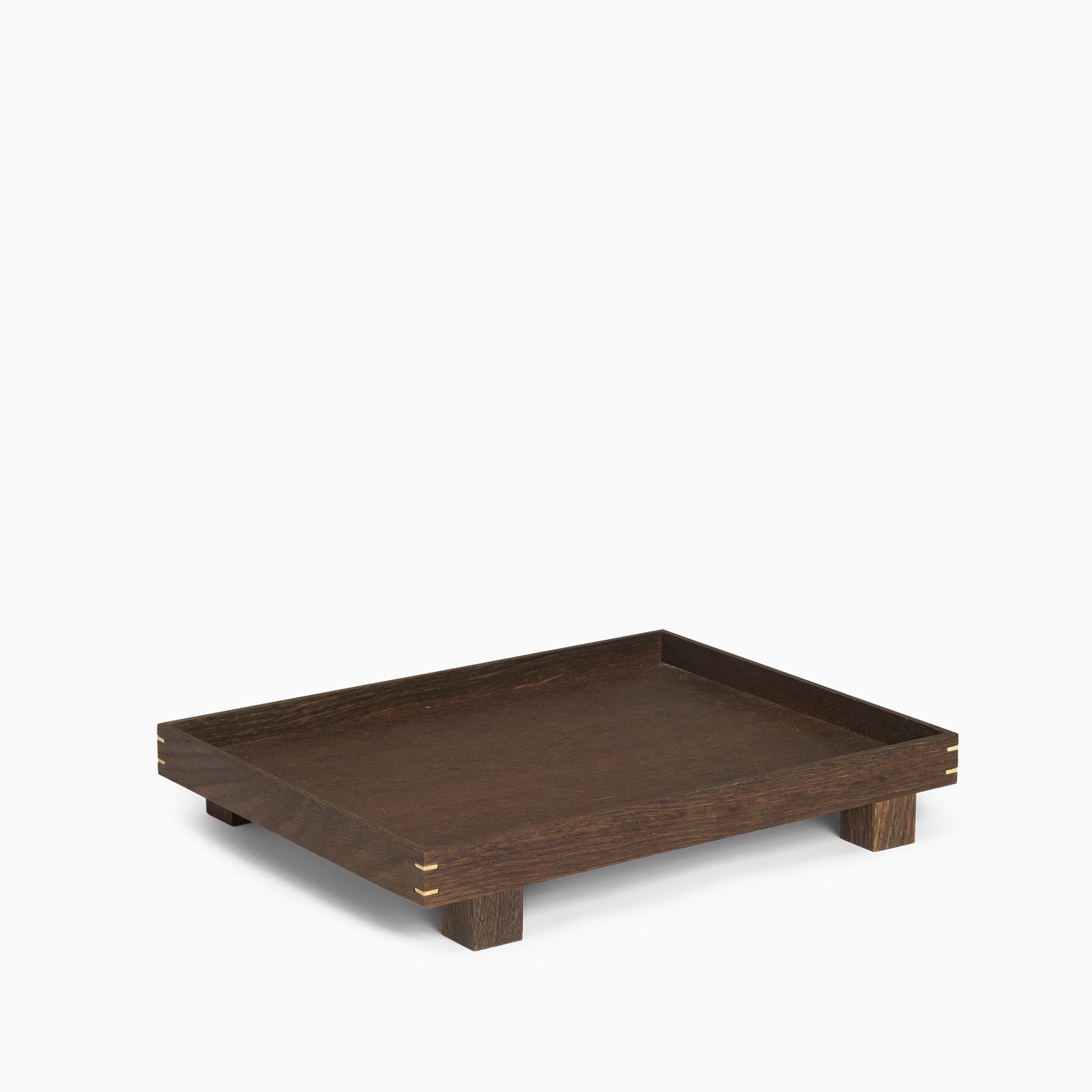 Ferm Living Bon Wooden Tray Small - Smoked Oak