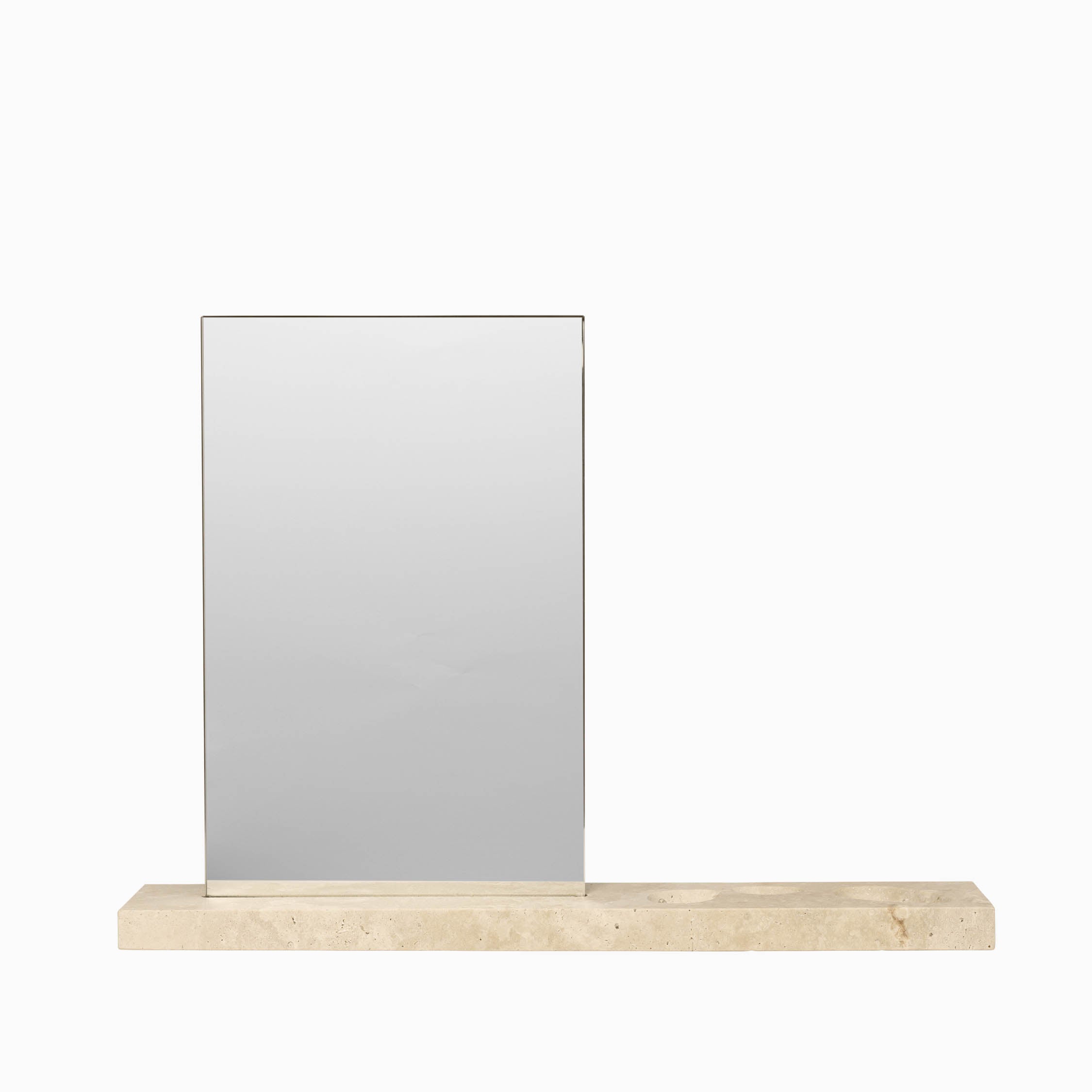 Ferm Living Caseta Table Mirror - Travertine