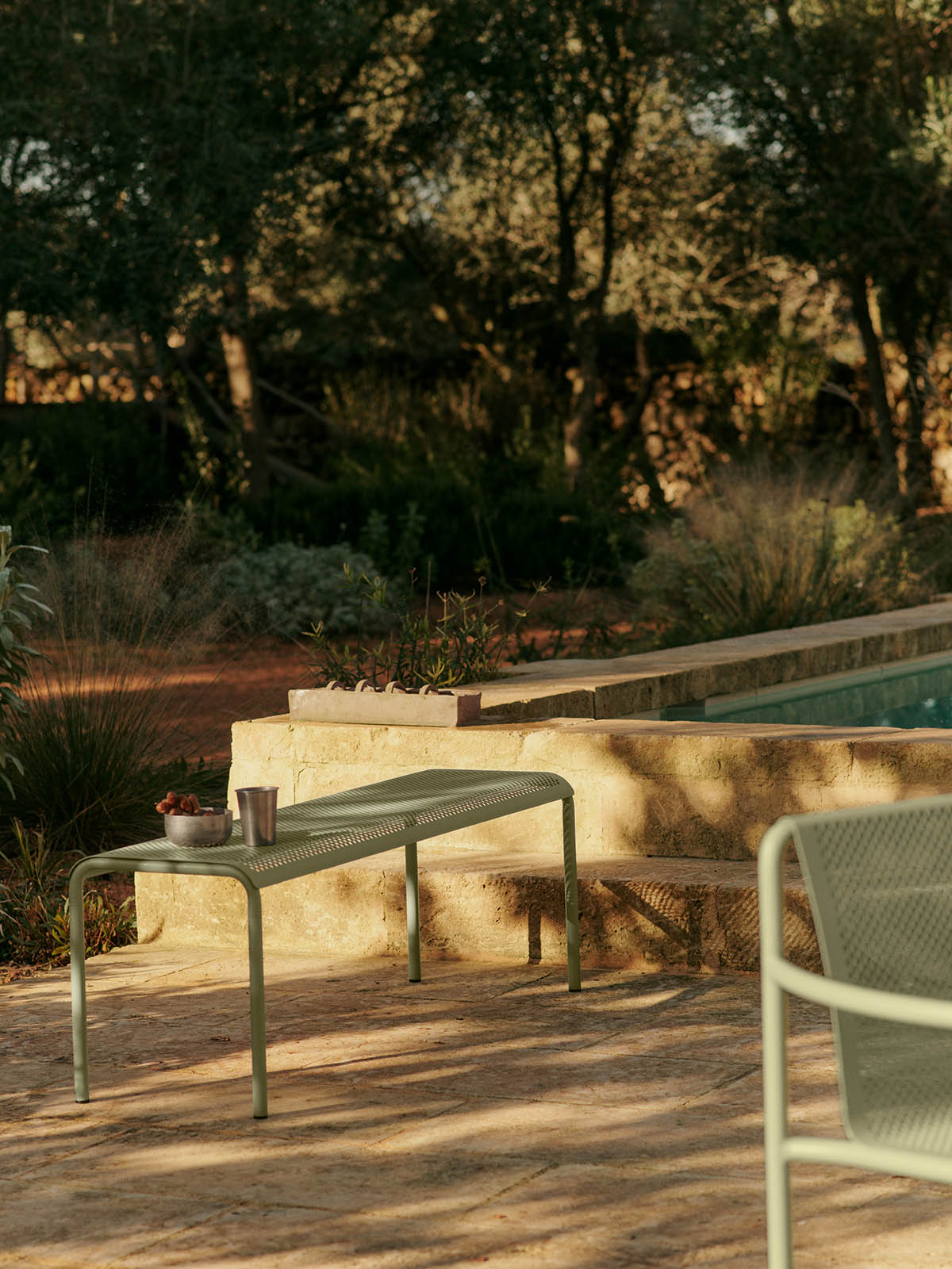 Ferm Living Dapple Bench Tea Green