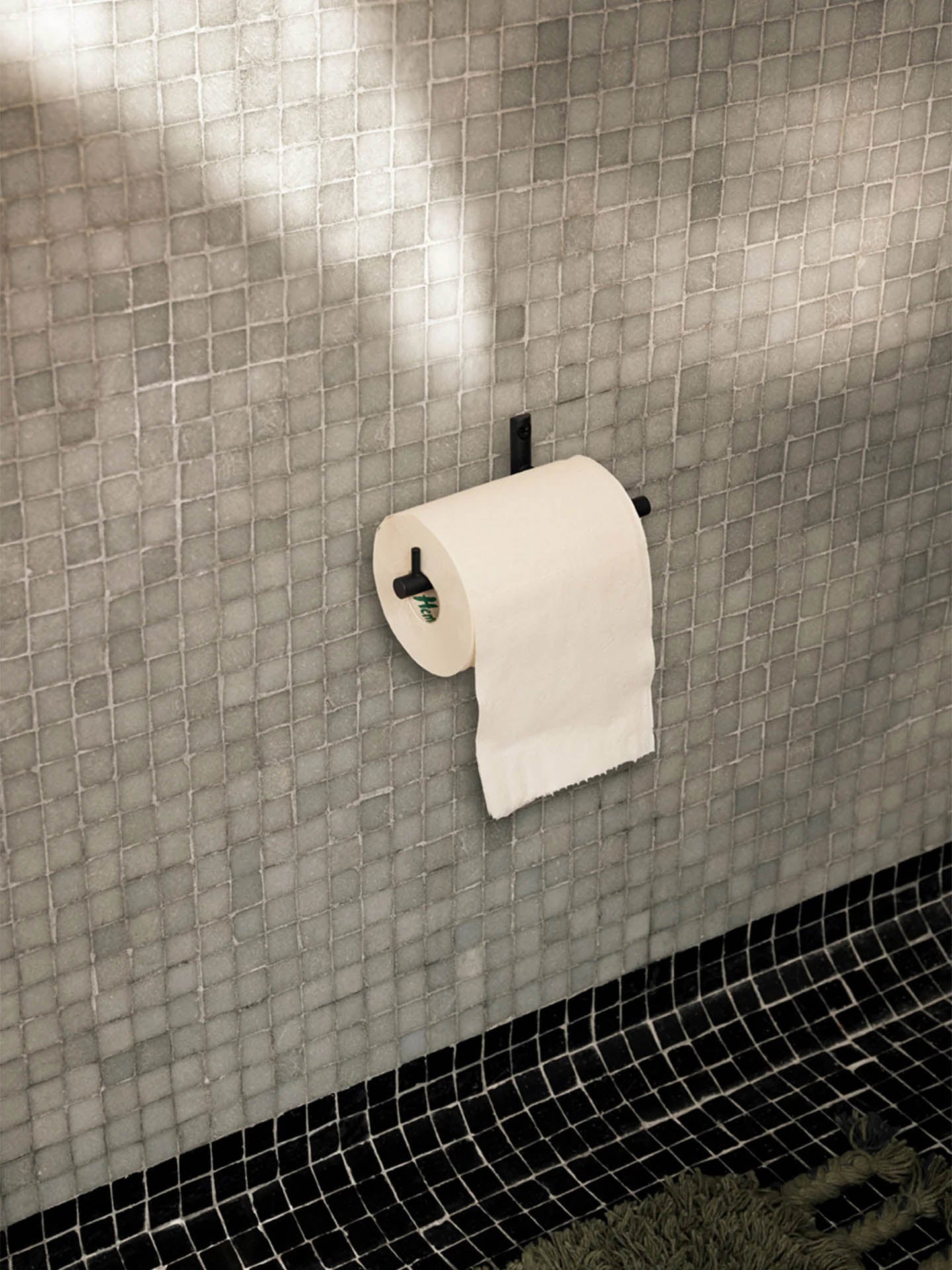 Ferm Living Dora Toilet Paper Holder Black