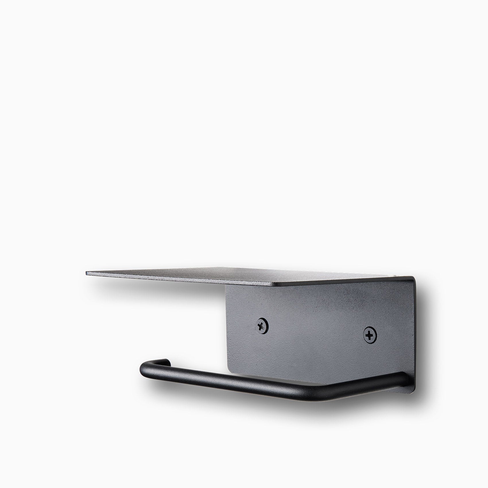 Ferm Living Dora Toilet Paper Holder - Shelf - Black – Arrival Hall