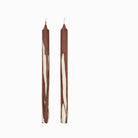 Ferm Living Dryp Candles (Set of 2) - Dark Chocolate
