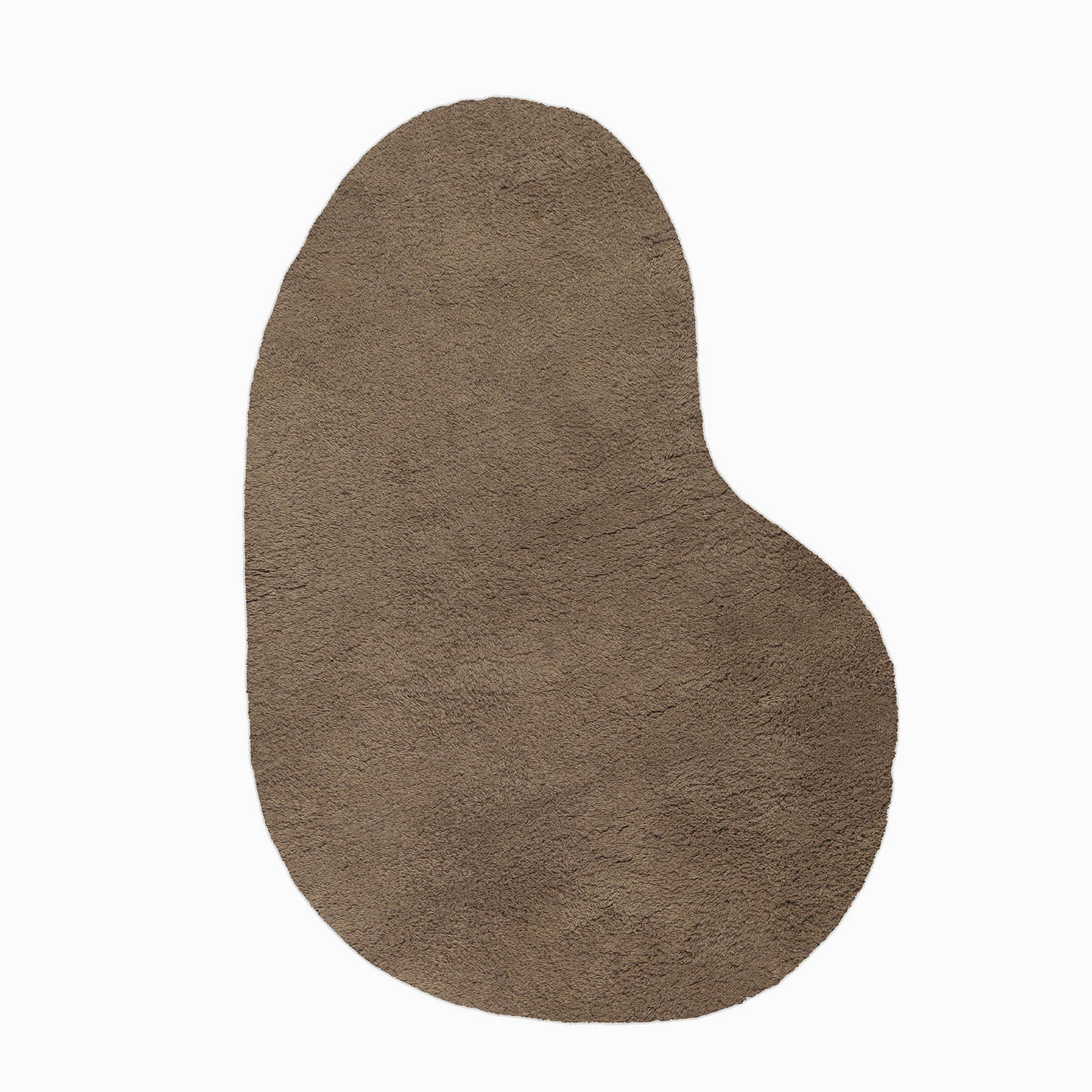 Ferm Living Forma Wool Rug Large Ash Brown