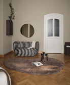 Ferm Living Forma Wool Rug Large Ash Brown