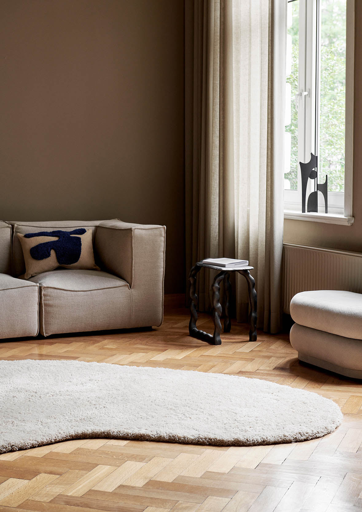 Ferm Living Forma Wool Rug Large Off White