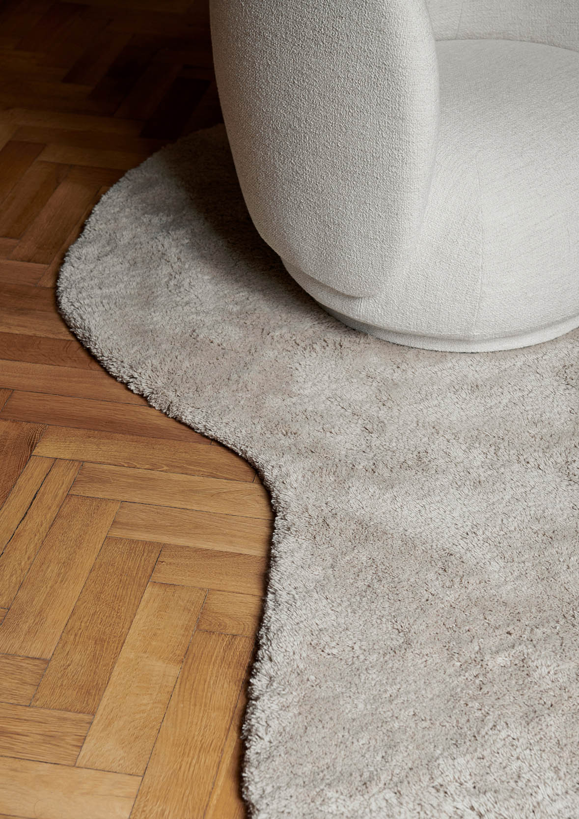 Ferm Living Forma Wool Rug Large Off White