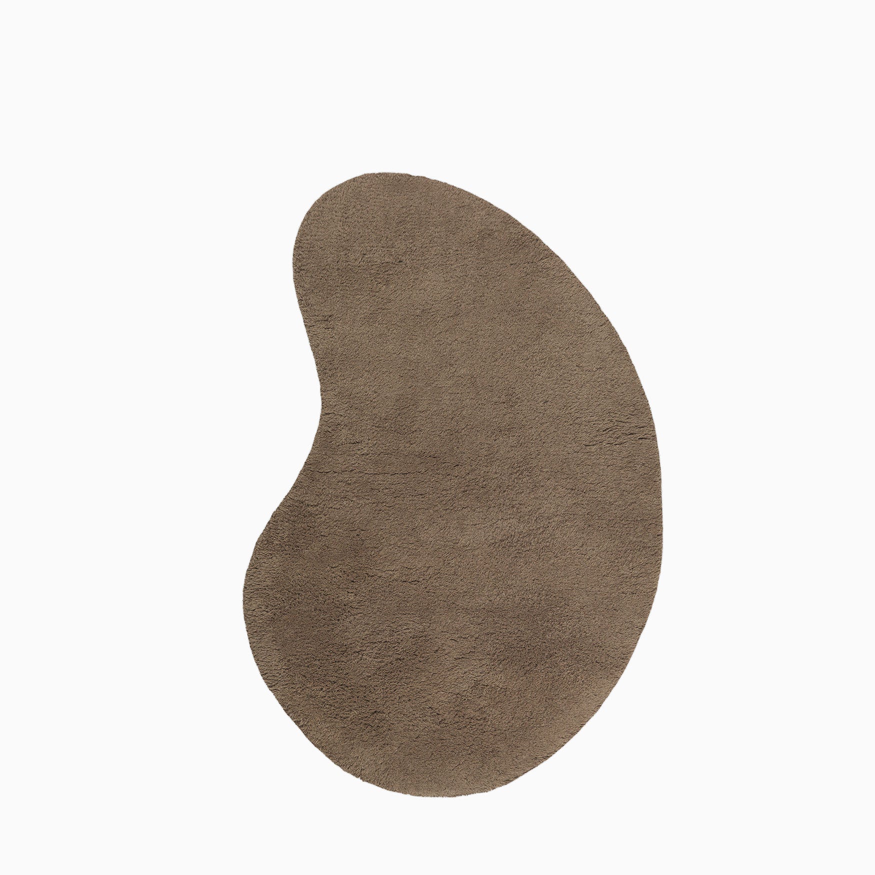 Ferm Living Forma Wool Rug Small Ash Brown