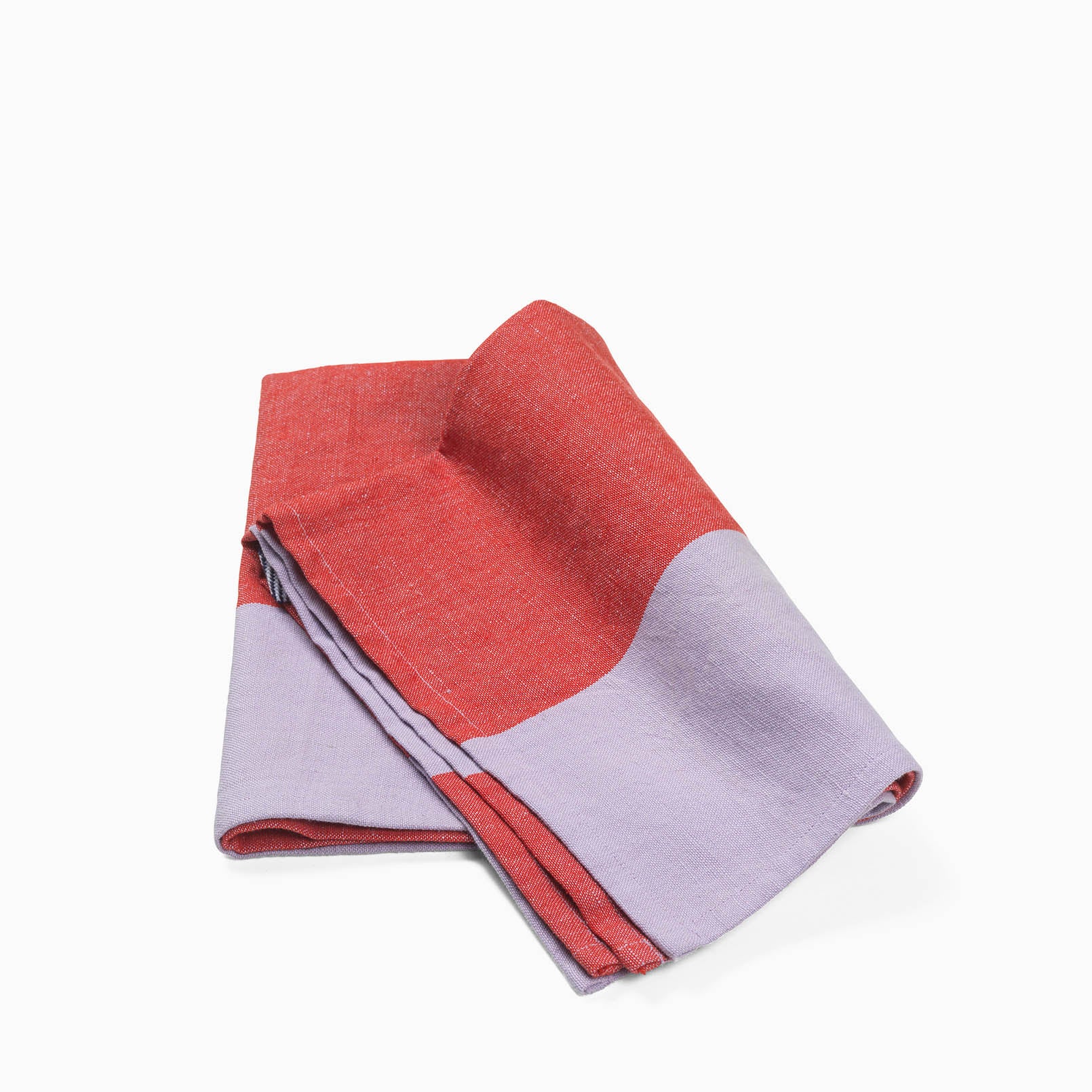 Ferm Living Hale Tea Towel Red Lilac