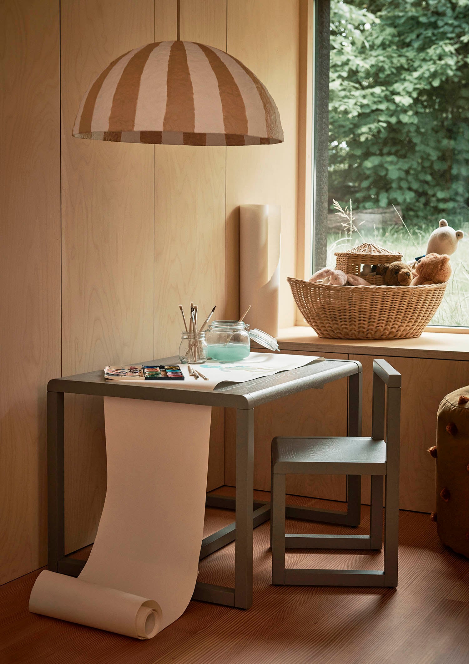 Ferm Living Half Dome Lampshade Stripe
