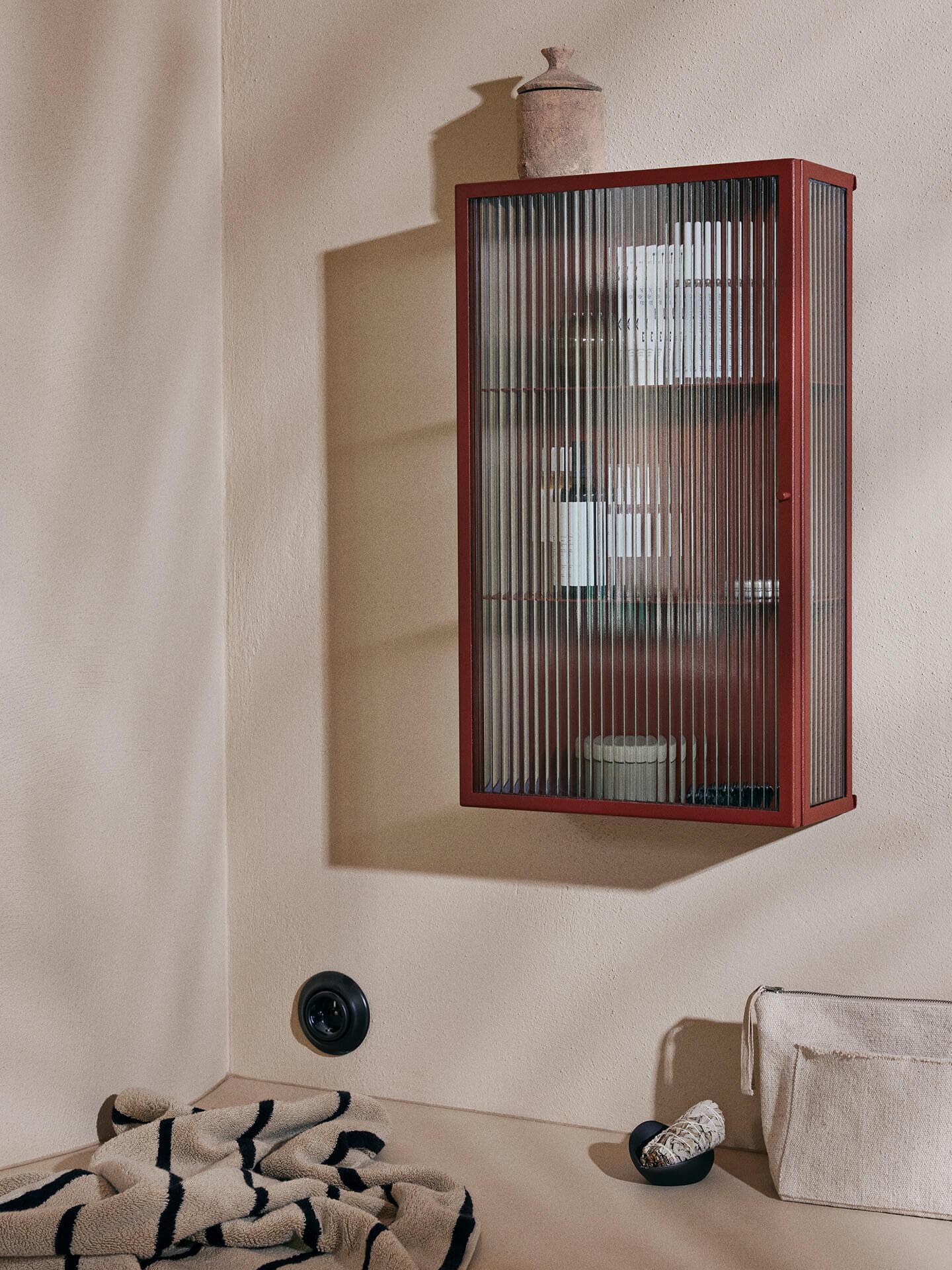 Ferm Living Haze Cabinet Oxide Red