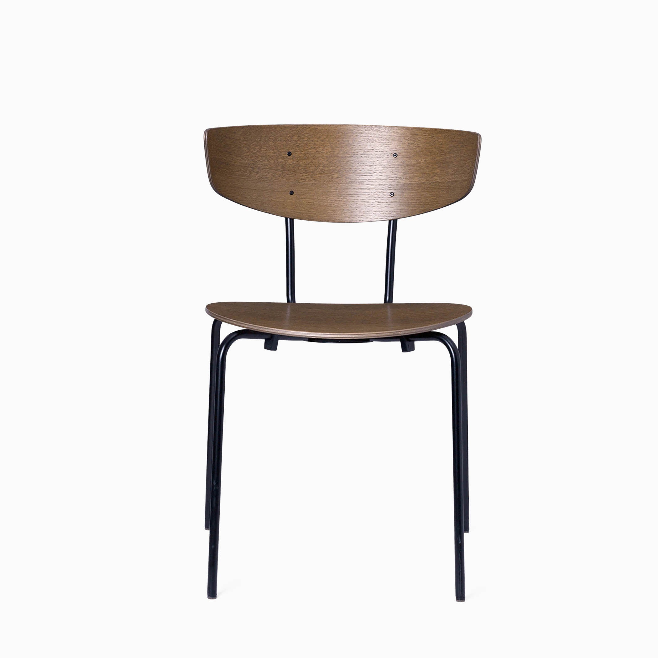 Ferm Living Herman Chair Steel Frame Dark Stained Oak
