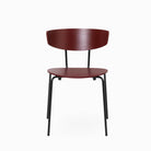 Ferm Living Herman Chair Steel Frame  Red Brown