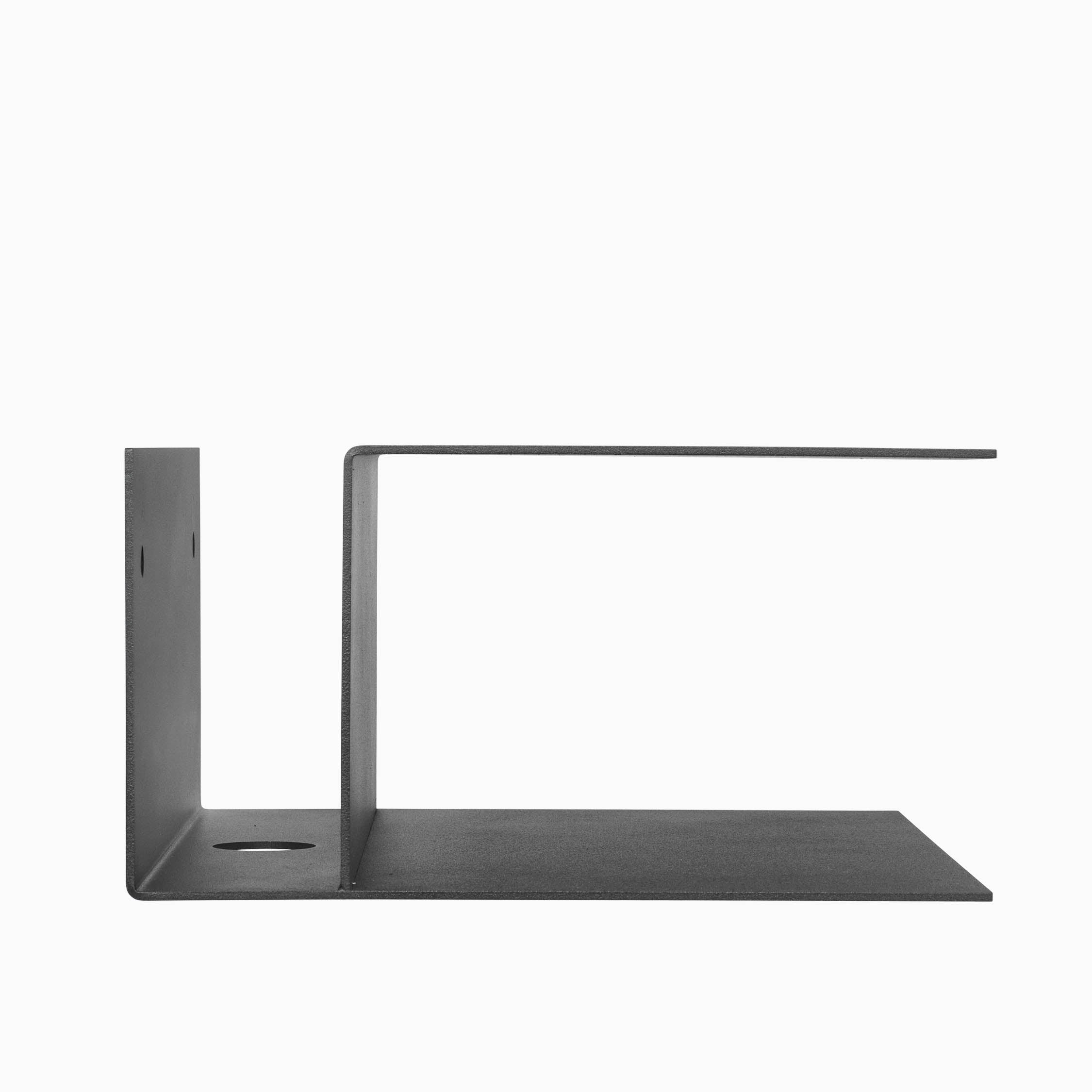 Ferm Living Lager Bedside Table Black Side View