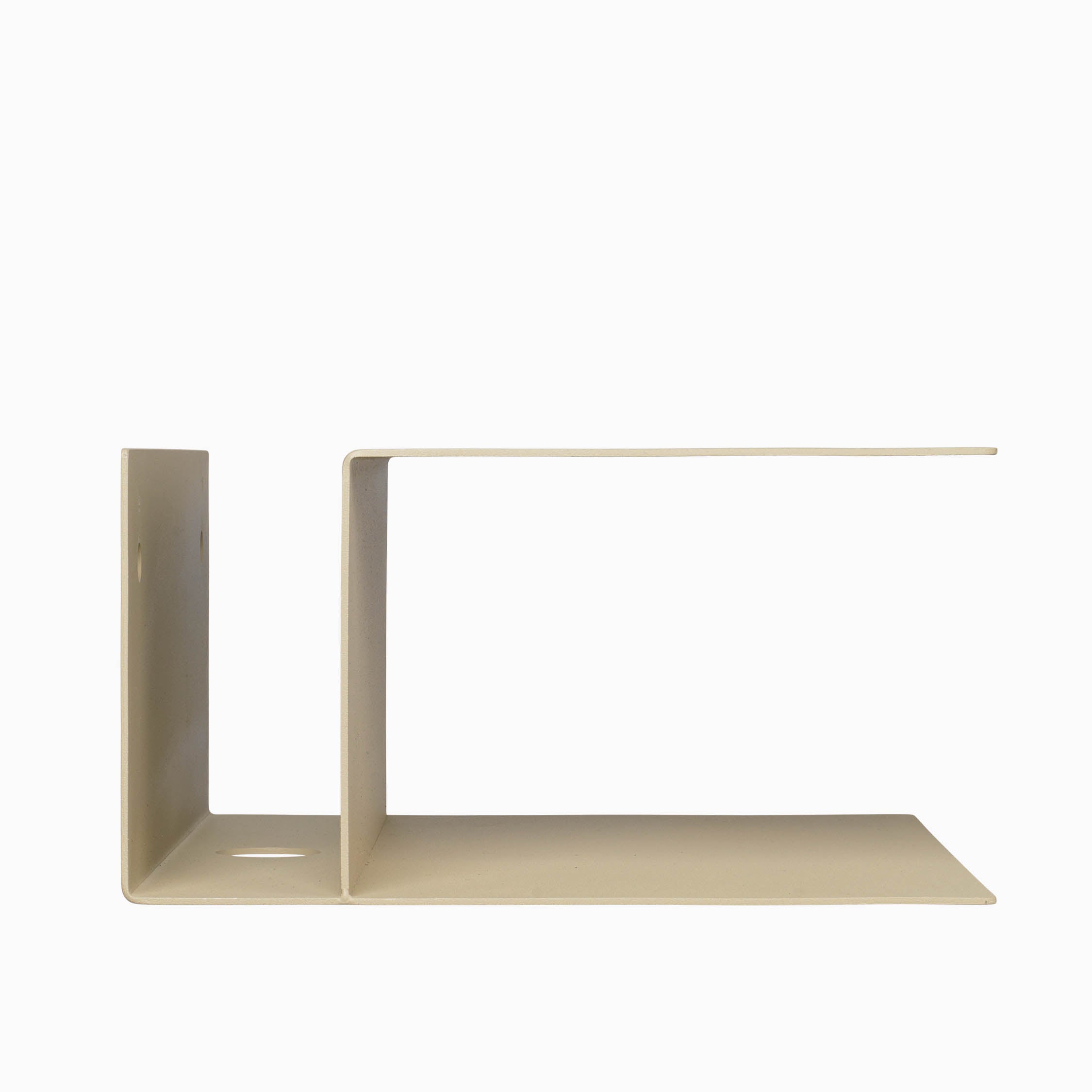 Ferm Living Lager Bedside Table Cashmere Side View