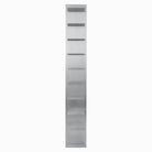 Ferm Living Lager Tall Wall Shelf Brushed Aluminium