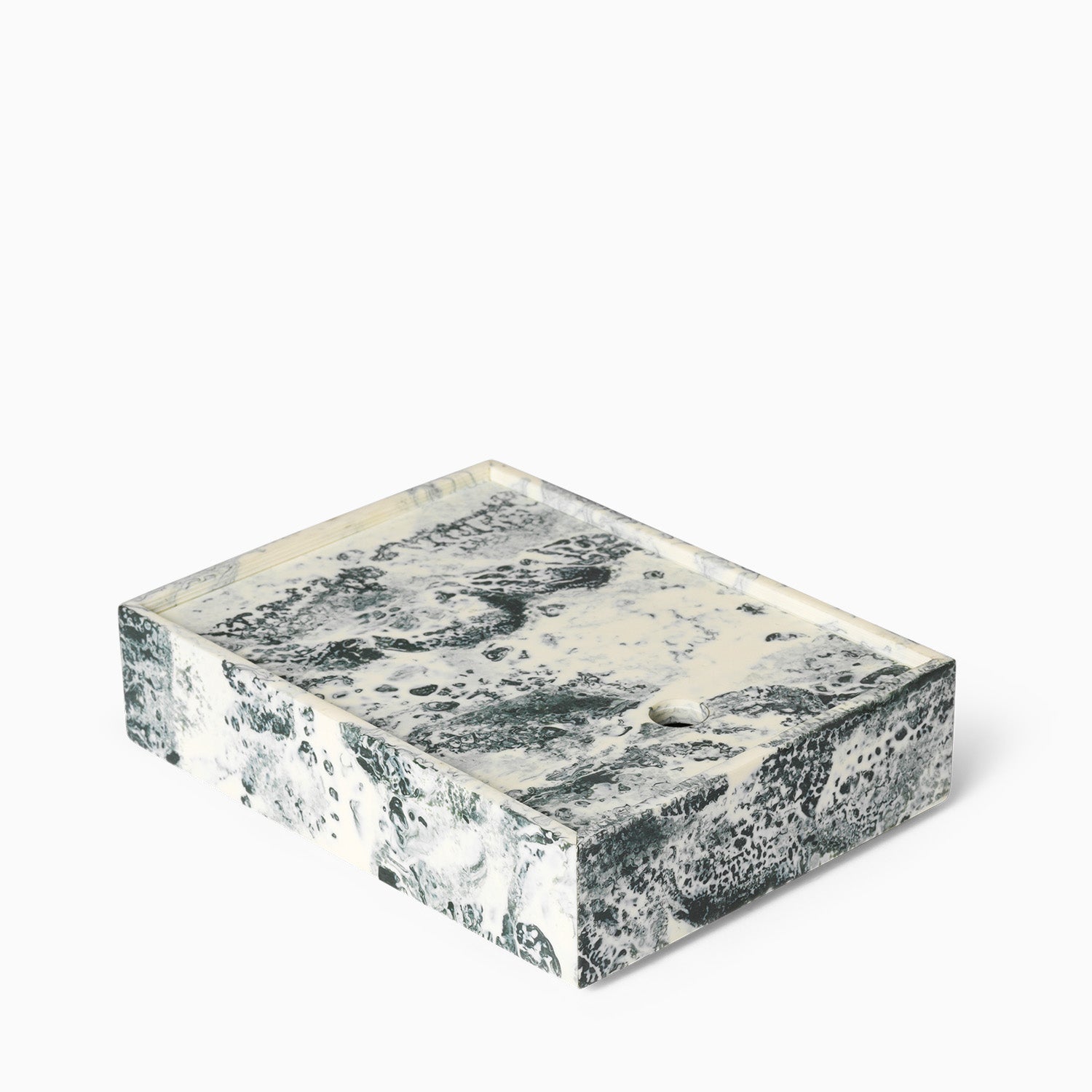 Ferm Living Mist Box - 15x20cm Emerald Off White