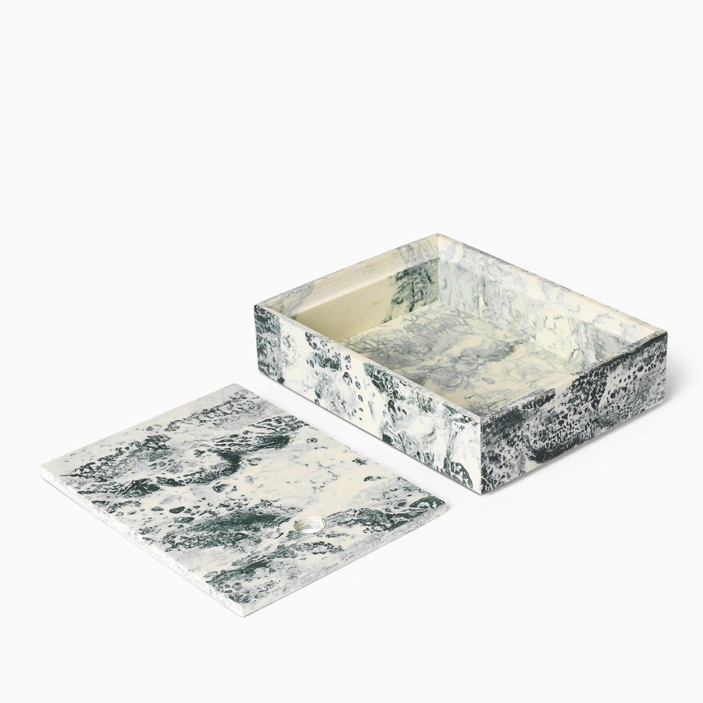 Ferm Living Mist Box - 15x20cm Emerald Off White