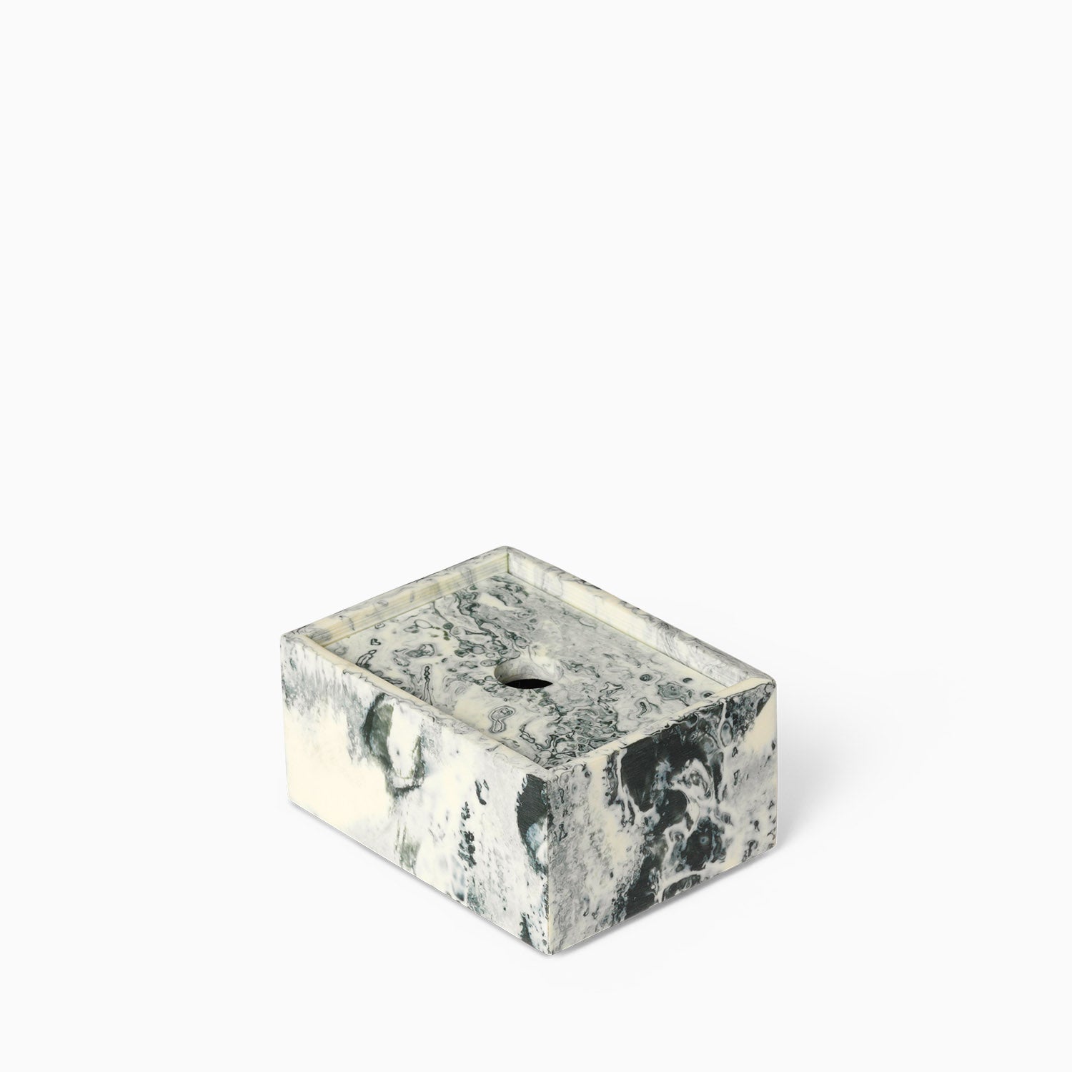 Ferm Living Mist Box - 7.5x10cm Emerald Off White