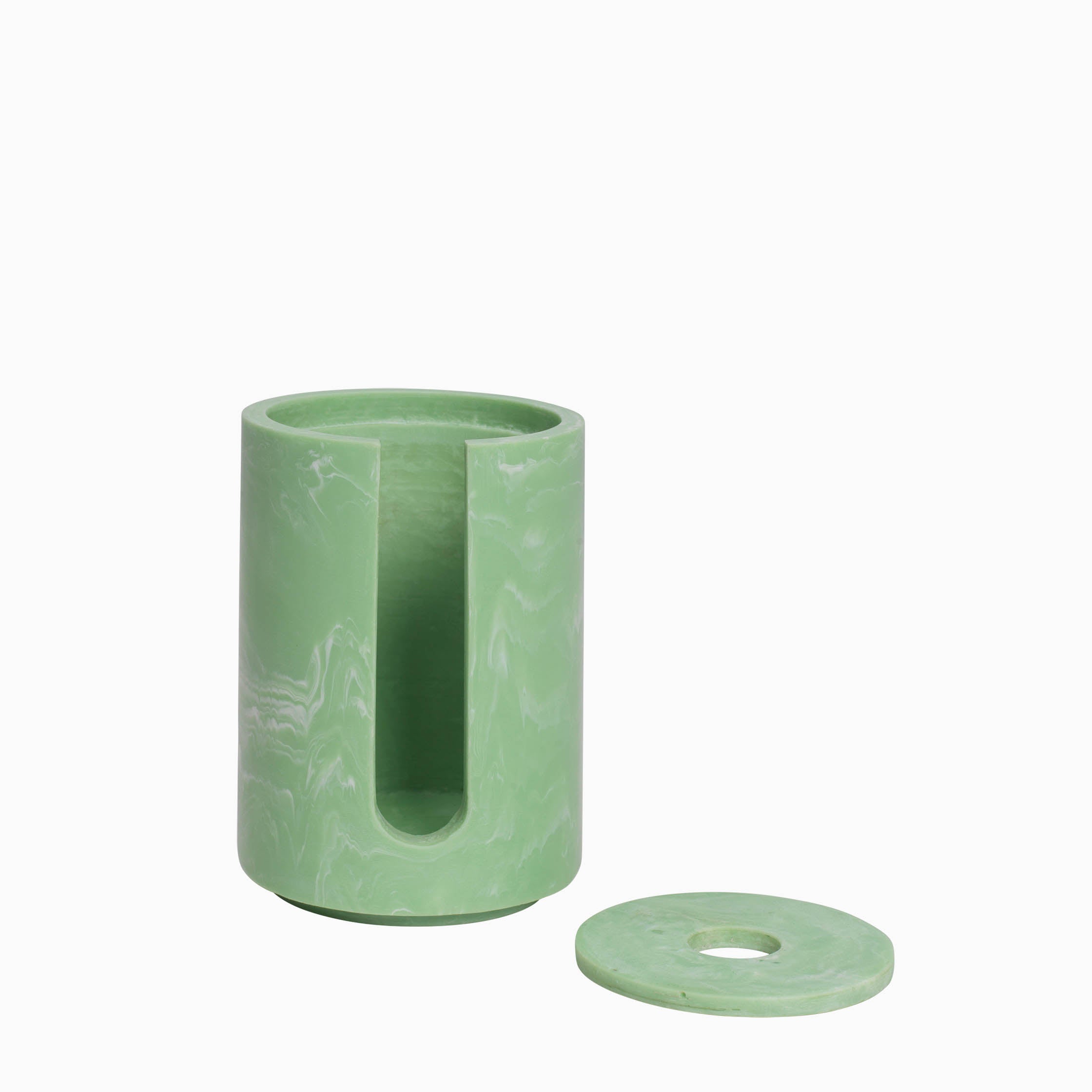Ferm Living Mist Cotton Pad Holder Seafoam