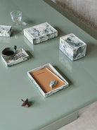 Ferm Living Mist Emerald Off White