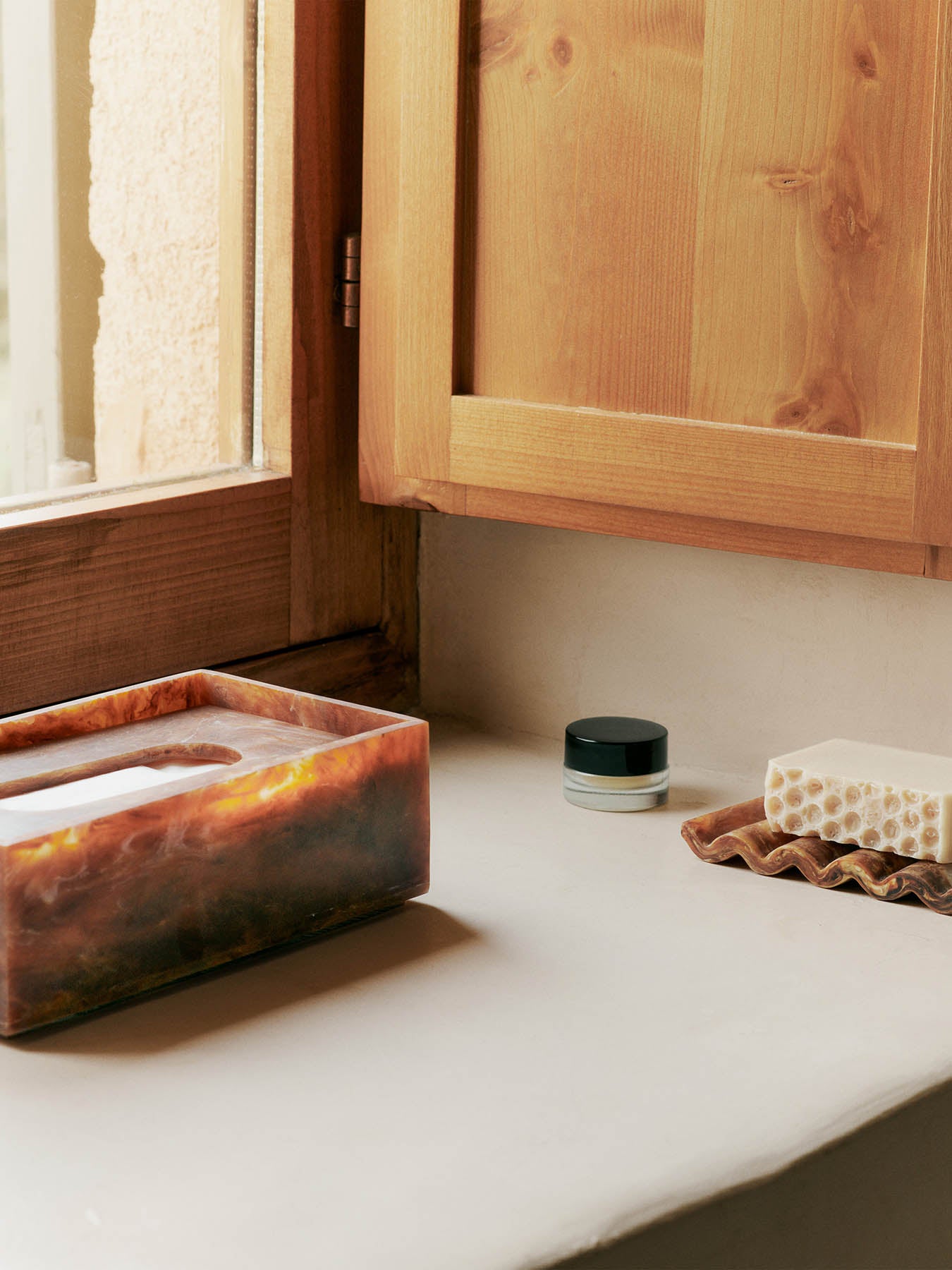 Ferm Living Mist Tissue Box Sugarkelp