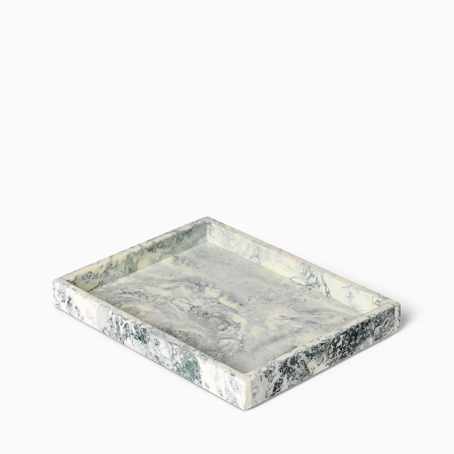 Ferm Living Mist Tray - 15x20cm Emerald Off White