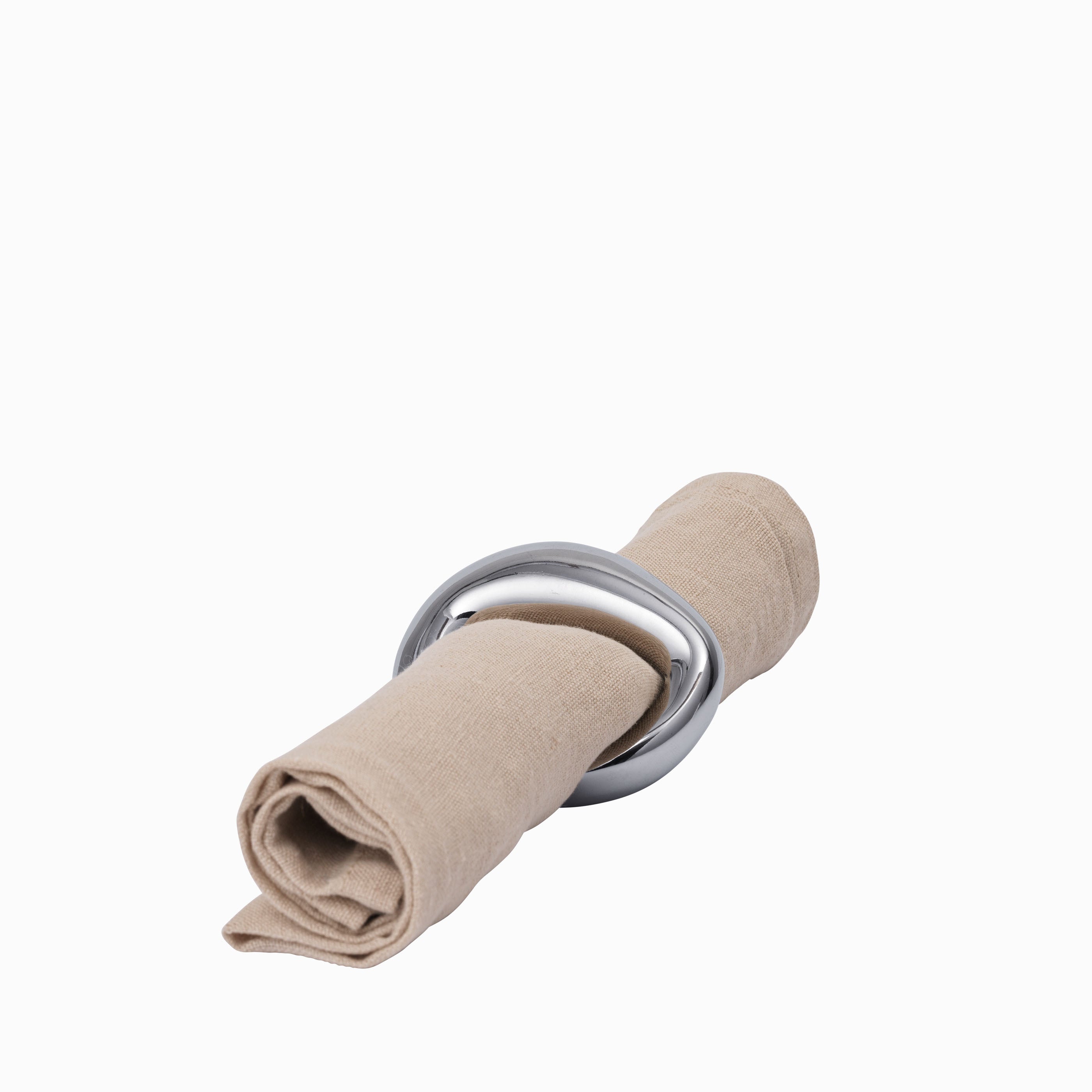Ferm Living Orrith Napkin Rings (Set of 4) - Silver