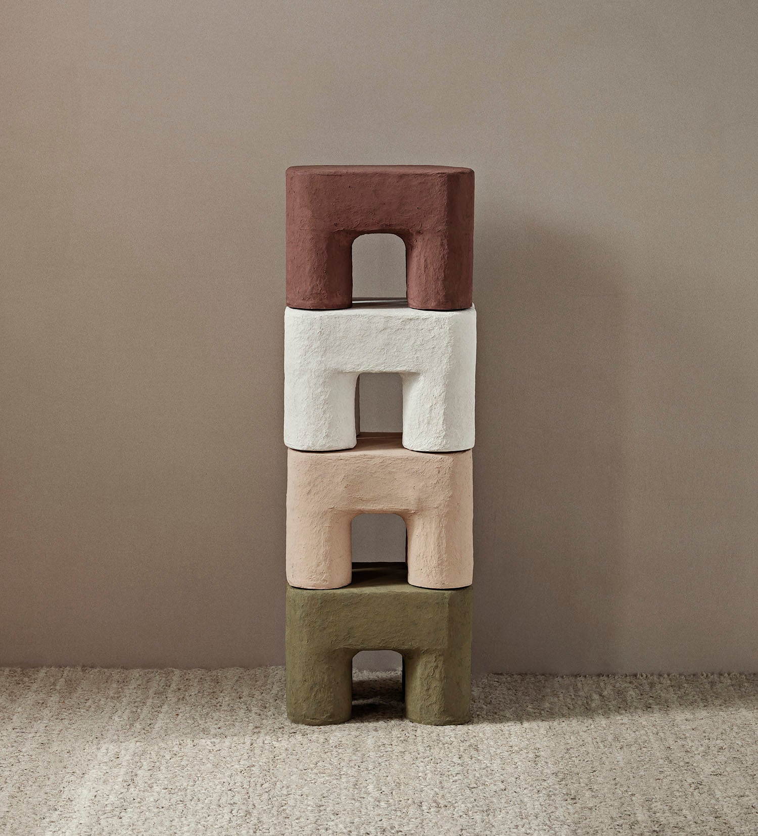 Ferm Living Podo Stool Rose