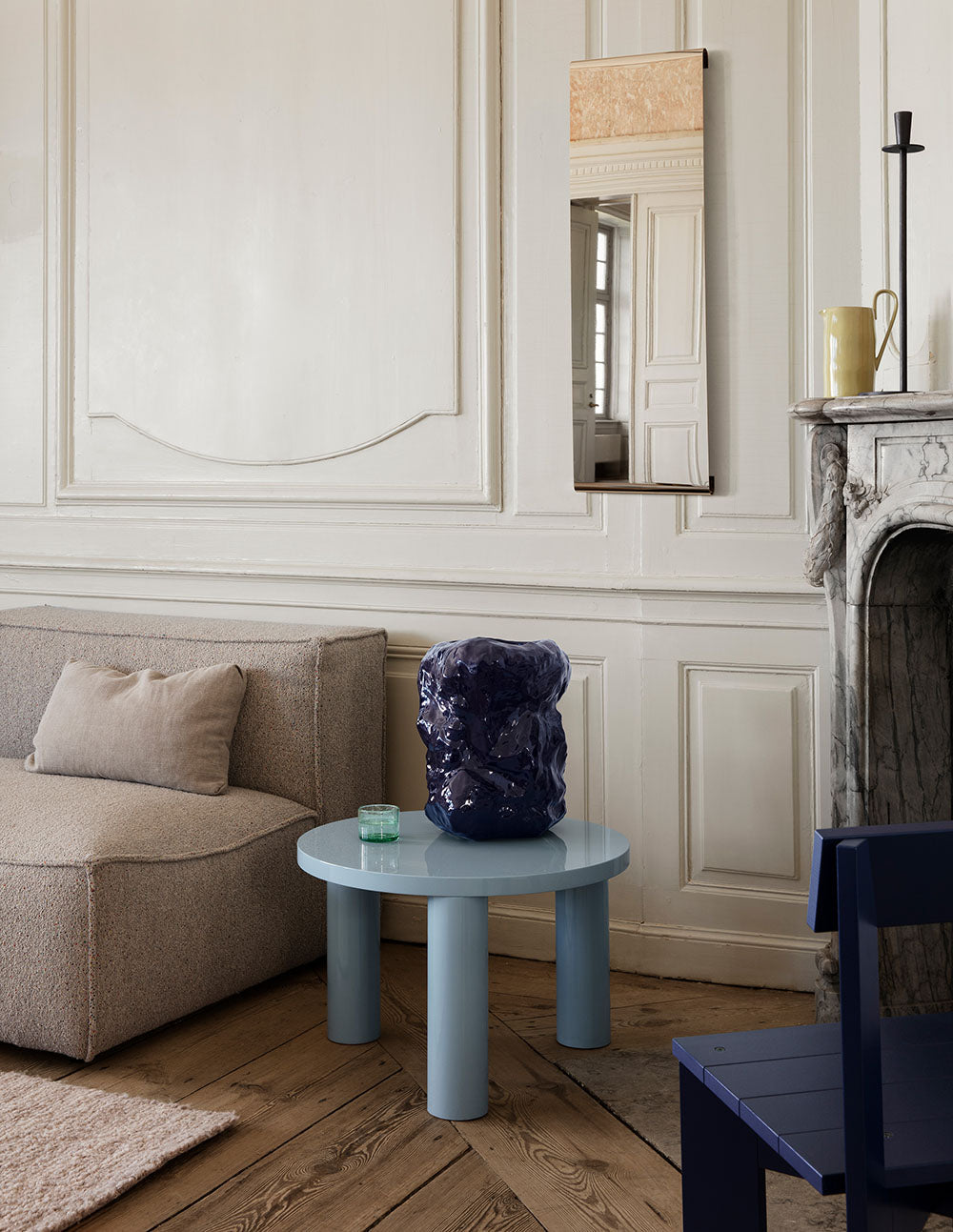 Ferm Living Post Coffee Table Ice Blue